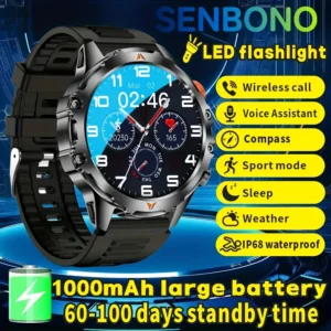 SENBONO Men/Women Tracker Sport Smart Watch