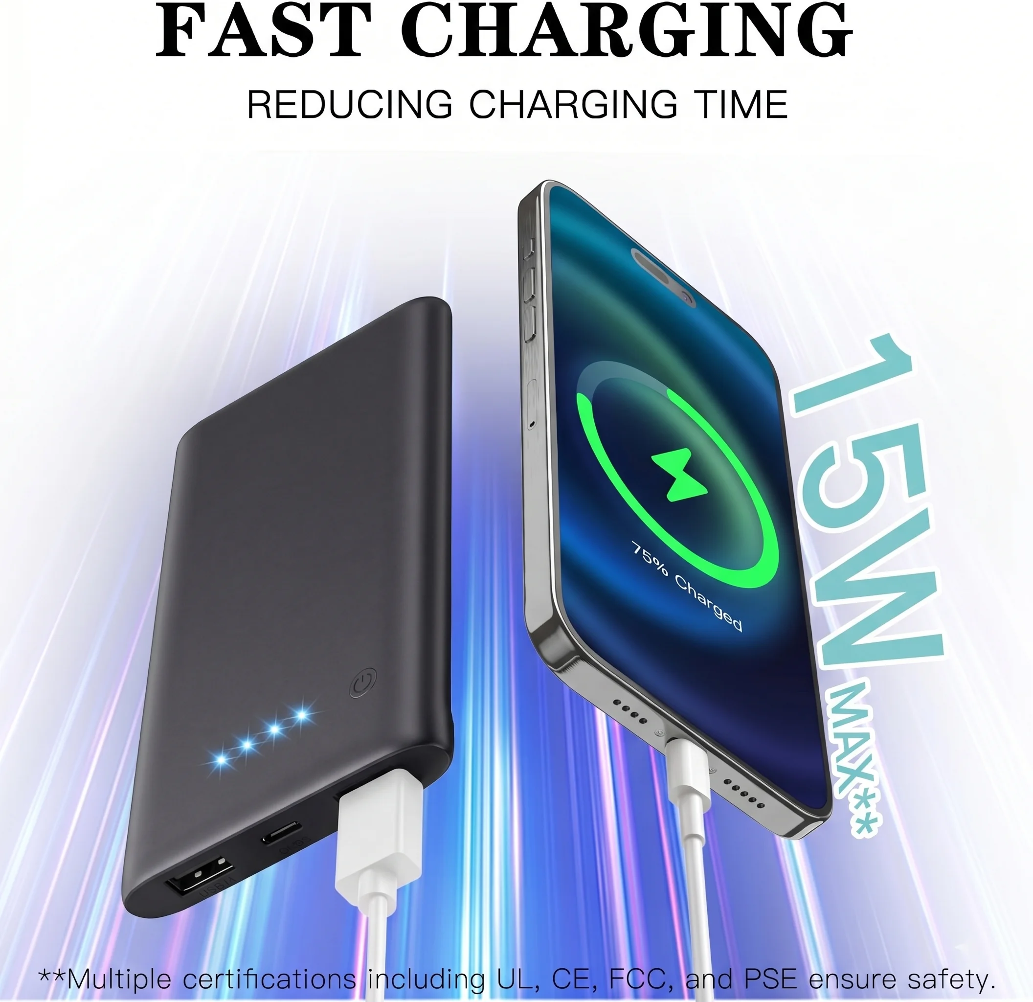 Pocket Travel Power Bank 8000mAh - Image 1