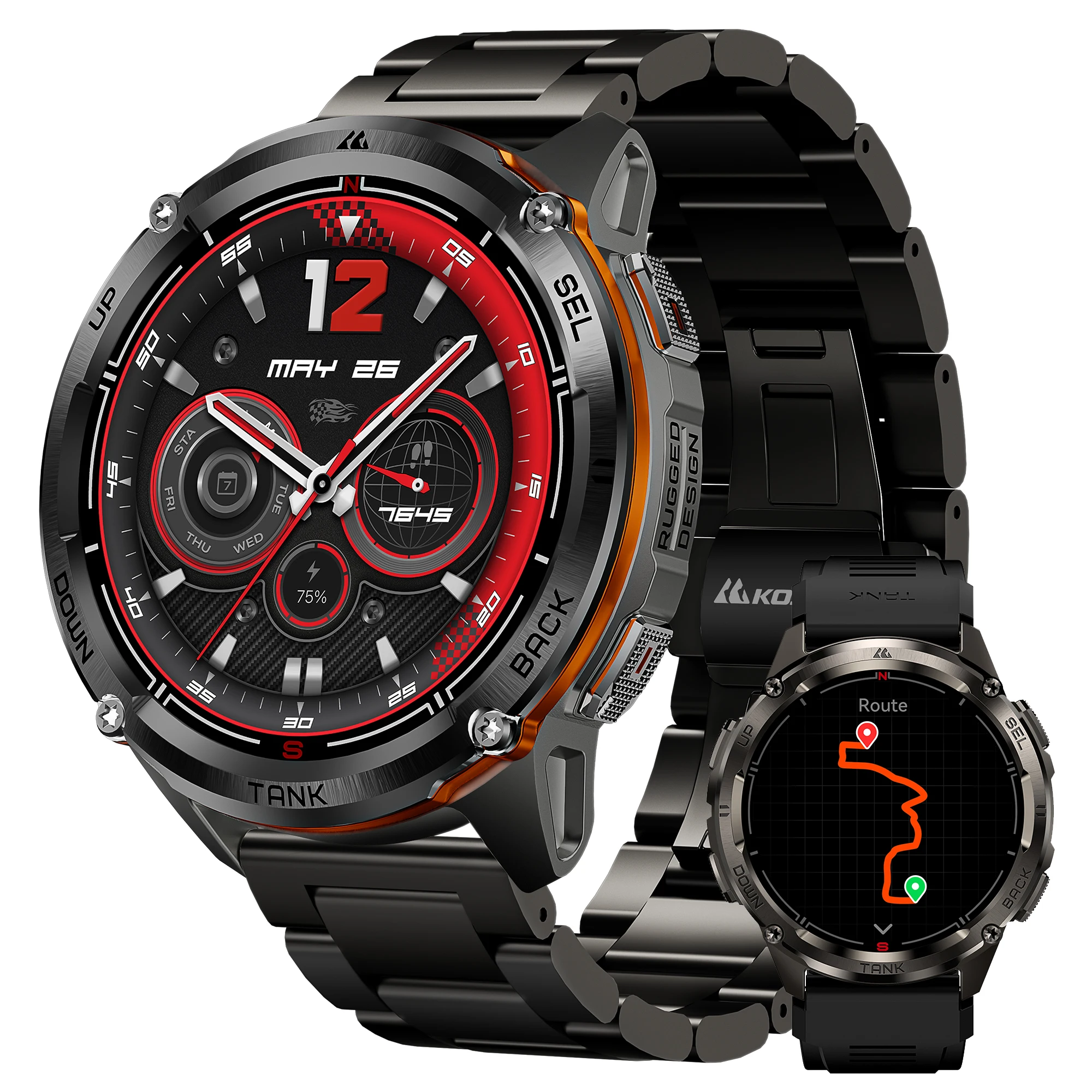 KOSPET TANK T3 Ultra 2 GPS Smart Watches Men - Image 1