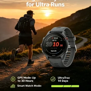 Garmin Forerunner 255 46mm Sports Smartwatch - Thumbnail Image 2