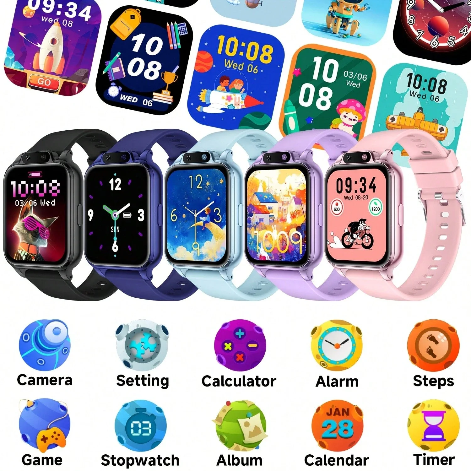 New High-Definition Touchscreen Smart Youngsters Watch - Image 6