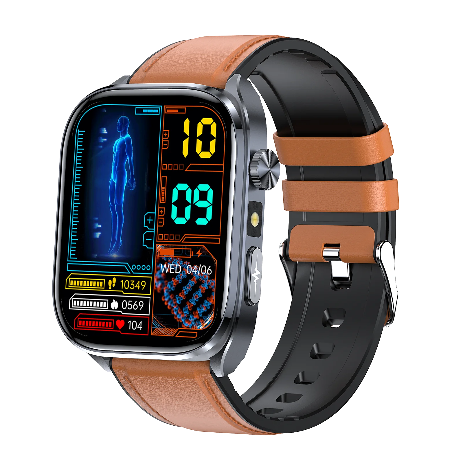 AI Smart Watch ECG Heart Health Analysis Blood Lipid & Pressure Monitoring BT Call Feature Health Fitness Tracker Flashlight - Image 11
