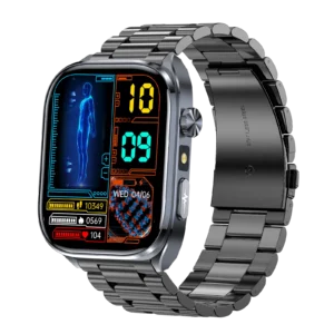 AI Smart Watch ECG Heart Health Analysis Blood Lipid & Pressure Monitoring BT Call Feature Health Fitness Tracker Flashlight - Thumbnail Image 7