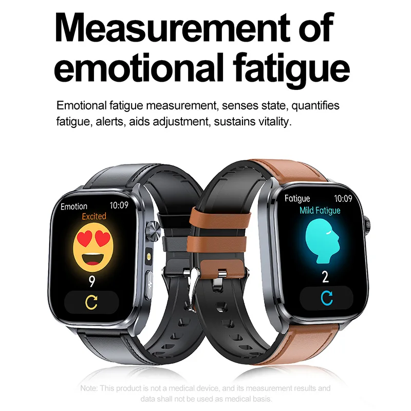 AI Smart Watch ECG Heart Health Analysis Blood Lipid & Pressure Monitoring BT Call Feature Health Fitness Tracker Flashlight - Image 3