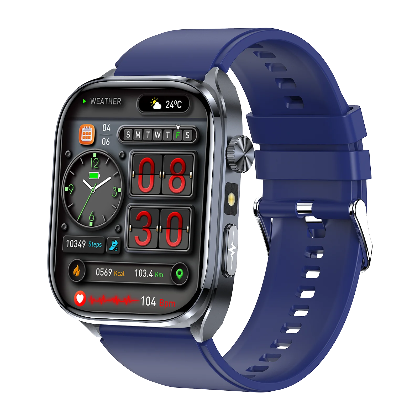 AI Smart Watch ECG Heart Health Analysis Blood Lipid & Pressure Monitoring BT Call Feature Health Fitness Tracker Flashlight - Image 10