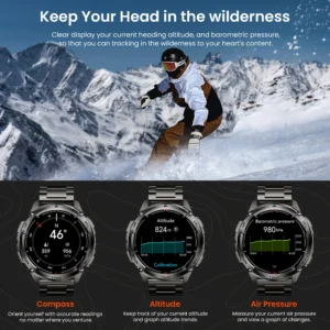 KOSPET TANK T3 Ultra 2 GPS Smart Watches Men - Thumbnail Image 3