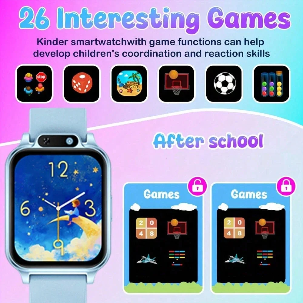 New High-Definition Touchscreen Smart Youngsters Watch - Image 3