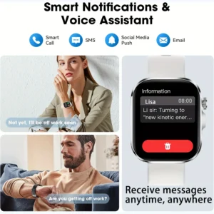 2026 New HD Full-Touch Smartwatch for Men and Women - Thumbnail Image 3