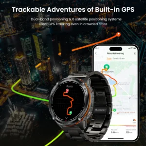 KOSPET TANK T3 Ultra 2 GPS Smart Watches Men - Thumbnail Image 2