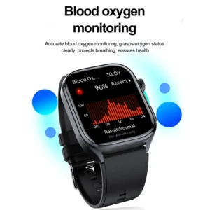AI Smart Watch ECG Heart Health Analysis Blood Lipid & Pressure Monitoring BT Call Feature Health Fitness Tracker Flashlight - Thumbnail Image 5