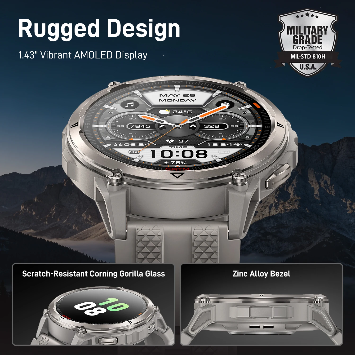 KOSPET ORB 2 Rugged Smartwatch for Men - Image 2