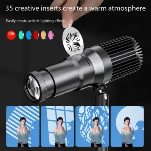 Metal COB All In One Spotlight Live Stream Photo Fill Light - Thumbnail Image 2