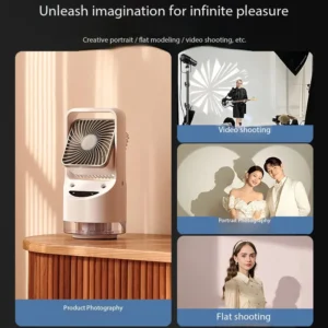 Metal COB All In One Spotlight Live Stream Photo Fill Light - Thumbnail Image 5